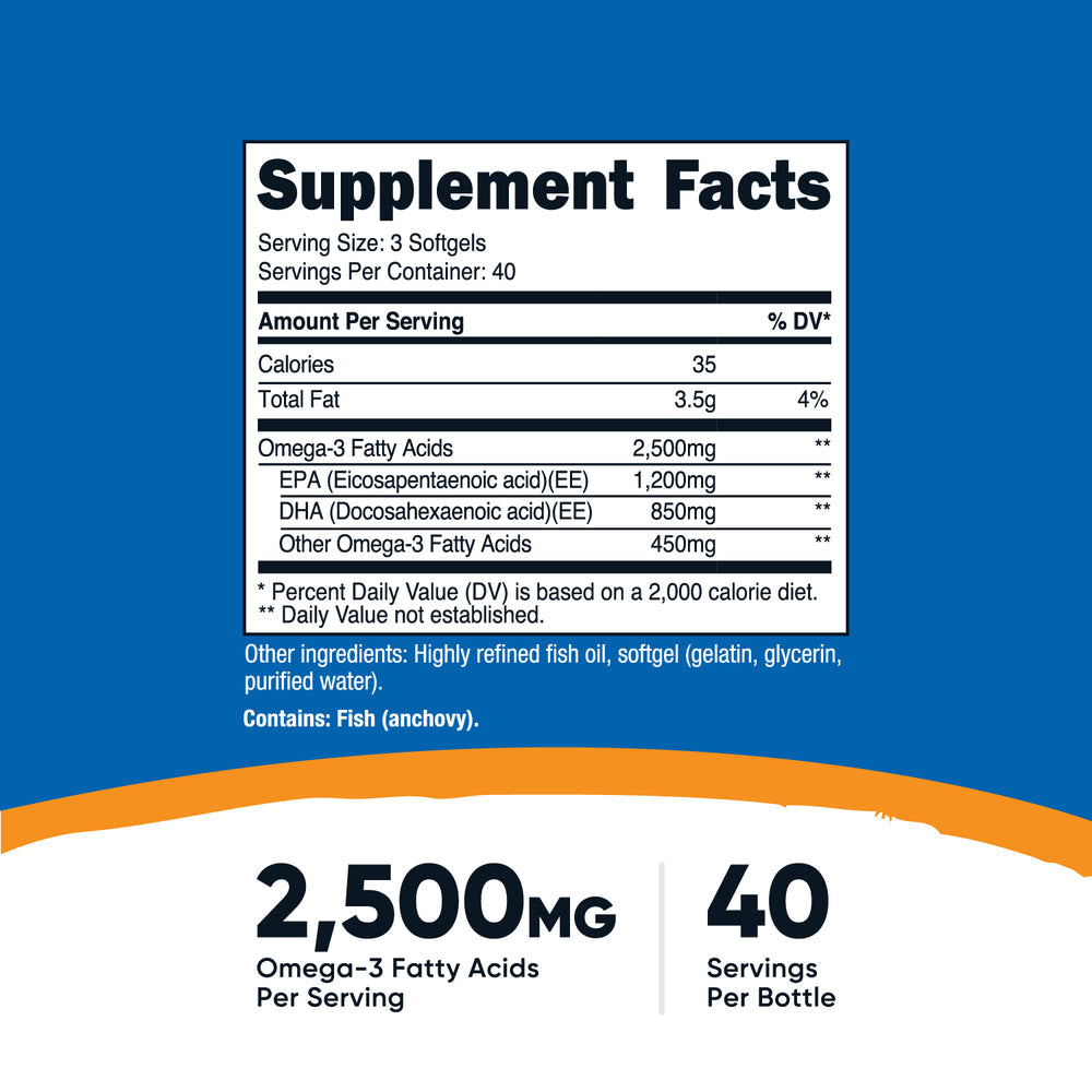 Nutricost Omega-3 Softgels
