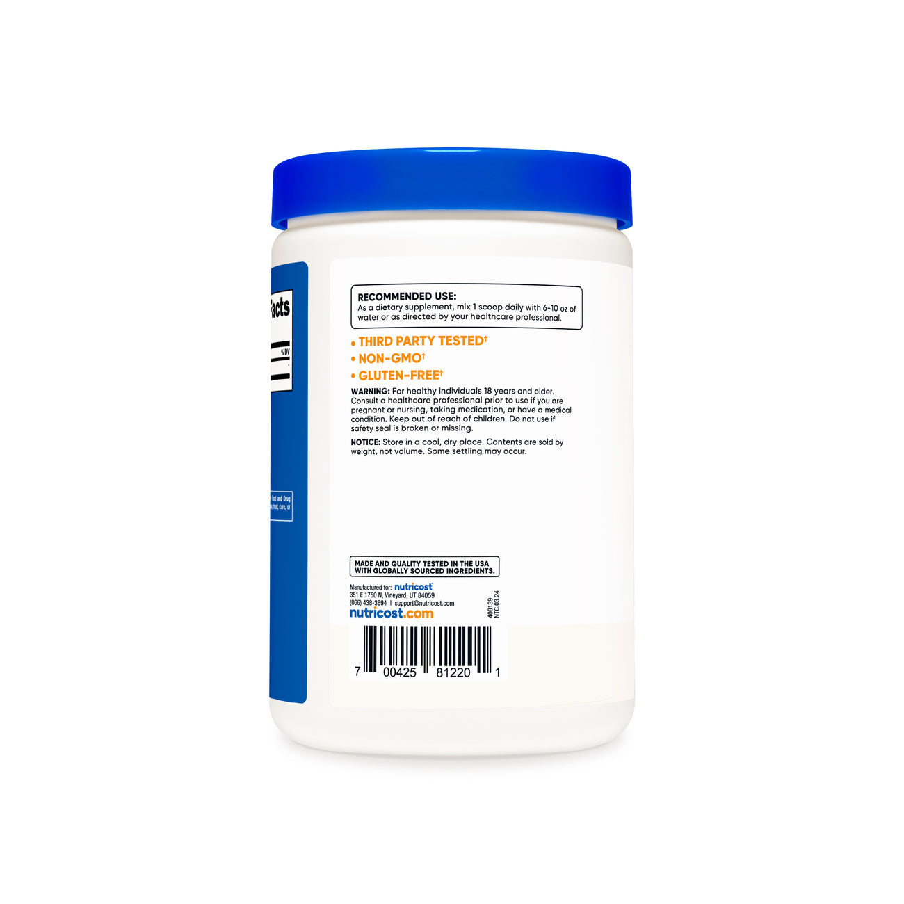 Nutricost D-Aspartic Acid Powder